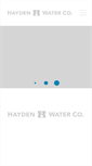 Mobile Screenshot of haydenwater.com
